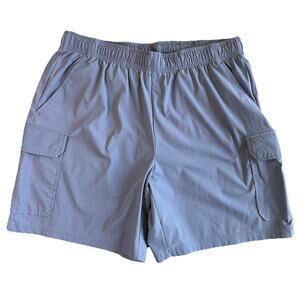 Tech gear blue Athletic short size medium elastic‎ band Pockets